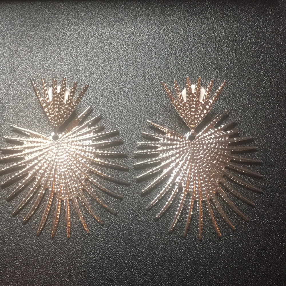 Gold Tone or Silver Tone Dangle Post Earrings